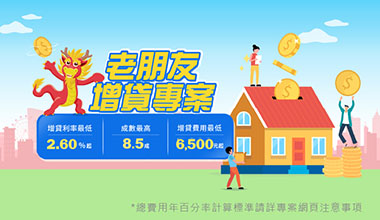 老朋友增貸專案